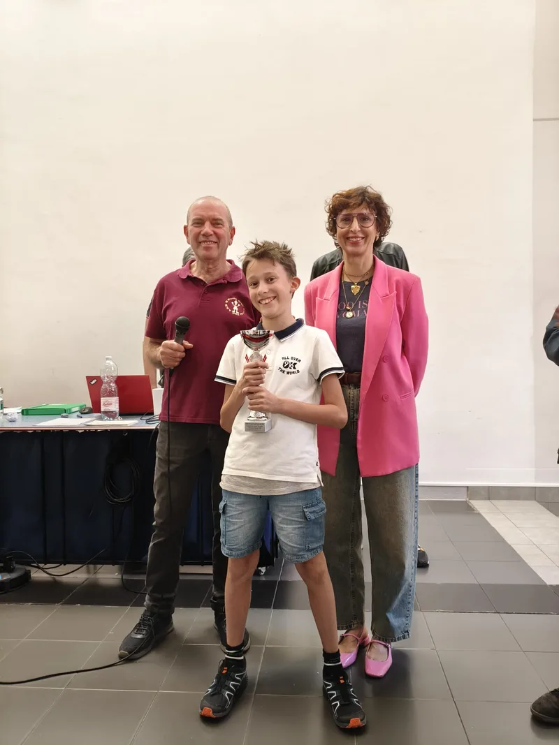 Paolo Corino, campione provinciale Under 12 a Bra